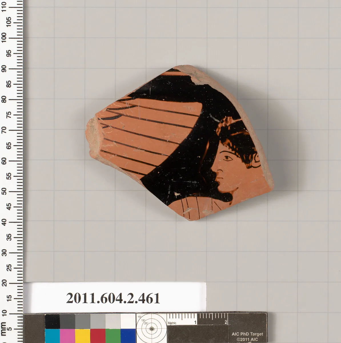 Terracotta fragment of a column-krater (bowl for mixing wine and water) — Unknown