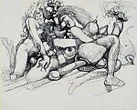 Untitled (erotic scene) — Claes Oldenburg