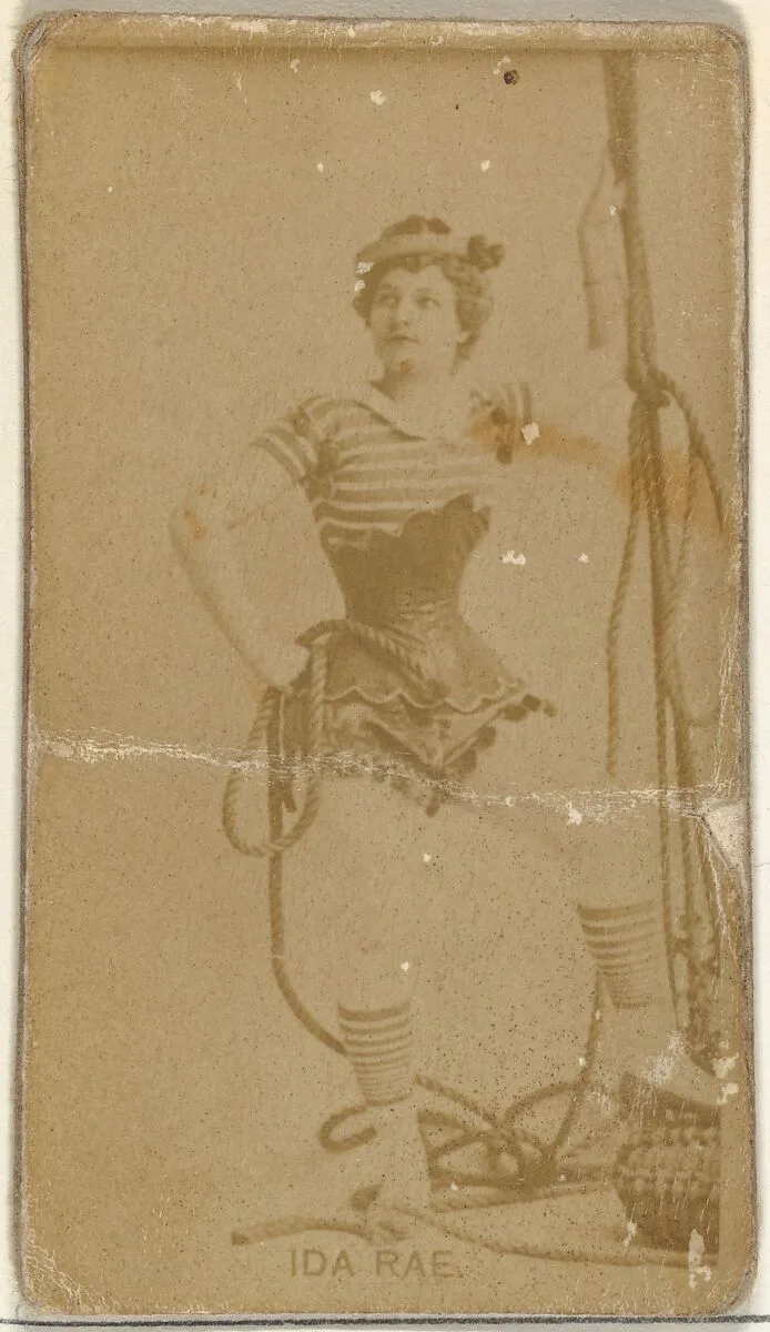 Ida Rae, from the Actors and Actresses series (N145-8) issued by Duke Sons & Co. to promote Duke Cigarettes — W. Duke, Sons & Co.|American Tobacco Company