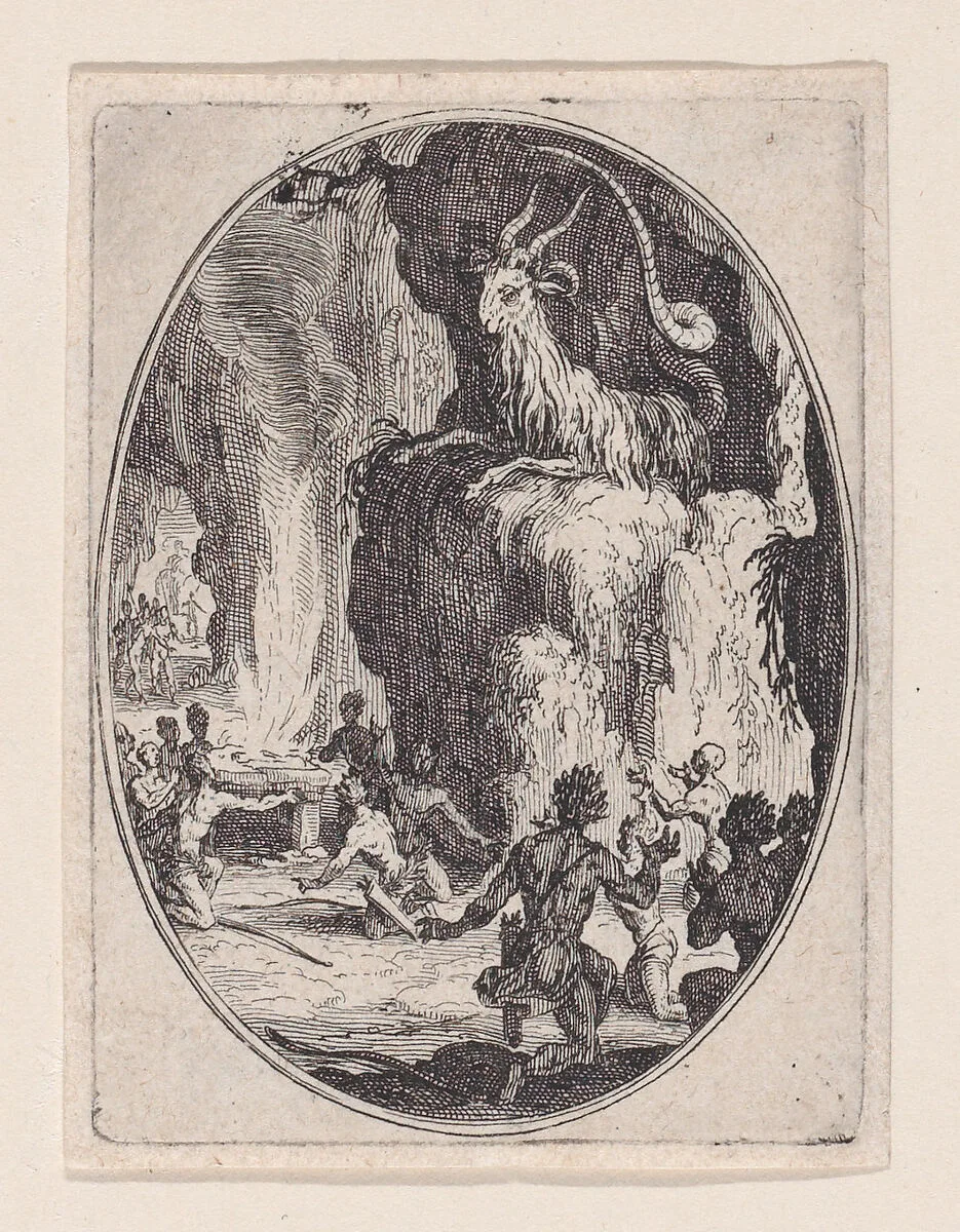 The Culte du Démon (The Cult of the Demon), from Les Sacrifices (The Sacrifices) — Jacques Callot