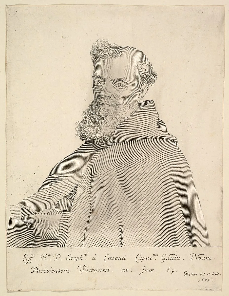 Le Père Étienne de Cesena — Claude Mellan|Étienne de Cesena