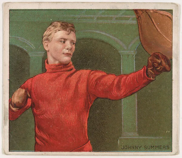 Johnny Summers, Boxing, from Mecca & Hassan Champion Athlete and Prize Fighter collection, 1910 — Mecca Cigarettes