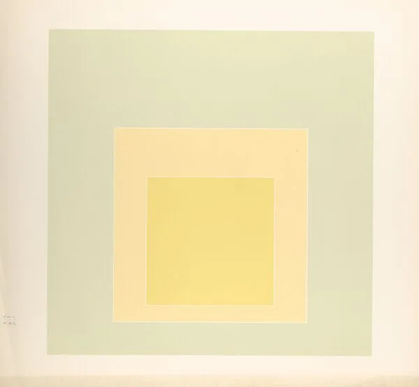 Proof for White Line Square series — Josef Albers|Gemini G.E.L.|Kenneth E. Tyler