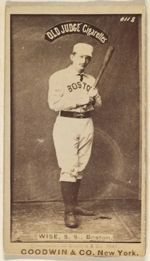 Wise, Shortstop, Boston, from the Old Judge series (N172) for Old Judge Cigarettes
