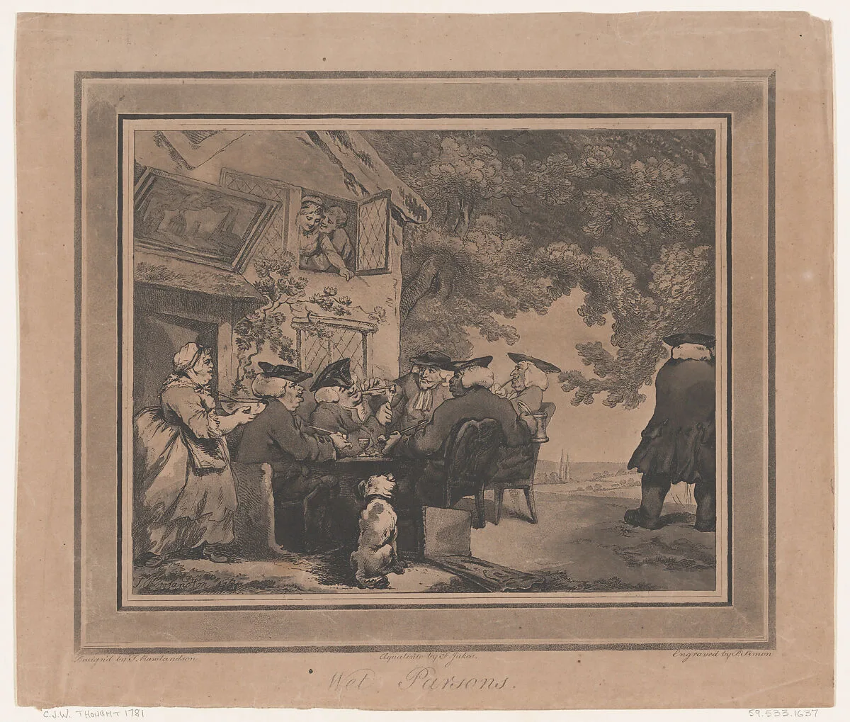 Wet Parsons — Peter Simon|Francis Jukes|Thomas Rowlandson
