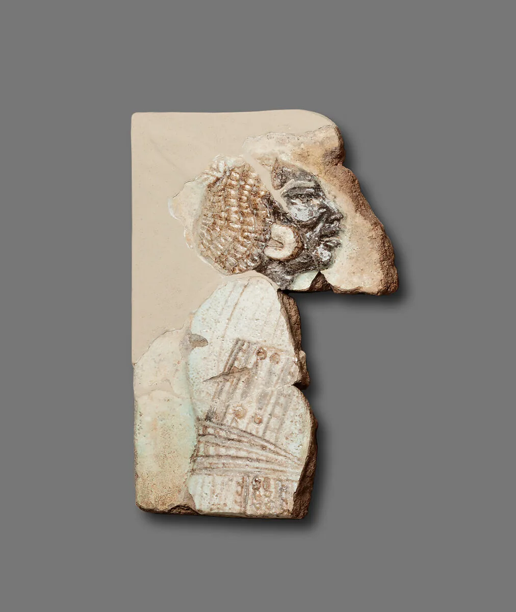 Tile from walls of Throne Room in the palace of Ramesses II — Unknown