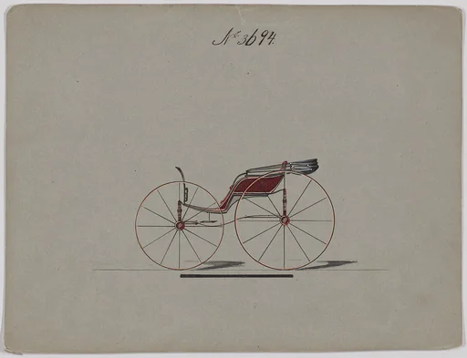 Design for Pony Phaeton, no. 3694