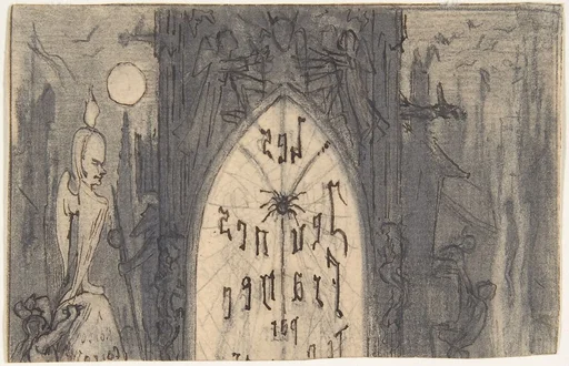 Study for frontispiece for "Les Jeunes France" by Theophile Gautier