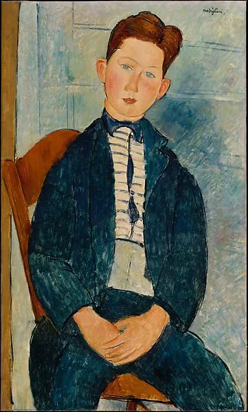 Boy in a Striped Sweater — Amedeo Modigliani