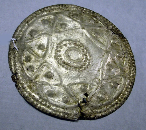 Silver Disk Ornament