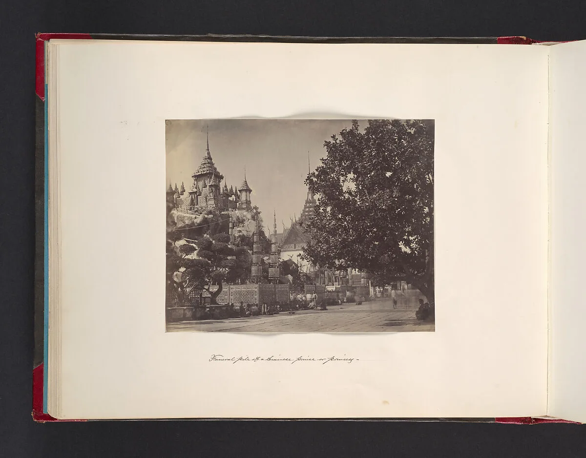 Funeral Pile of a Siamese Prince or Princess — John Thomson