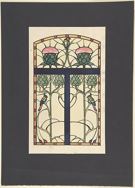 Design for Stained Glass Window — Reinhold Vetter