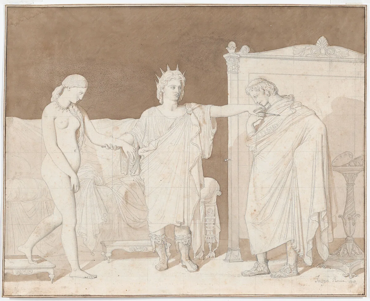 Alexander the Great presenting Campaspe to Apelles — Jean Auguste Dominique Ingres