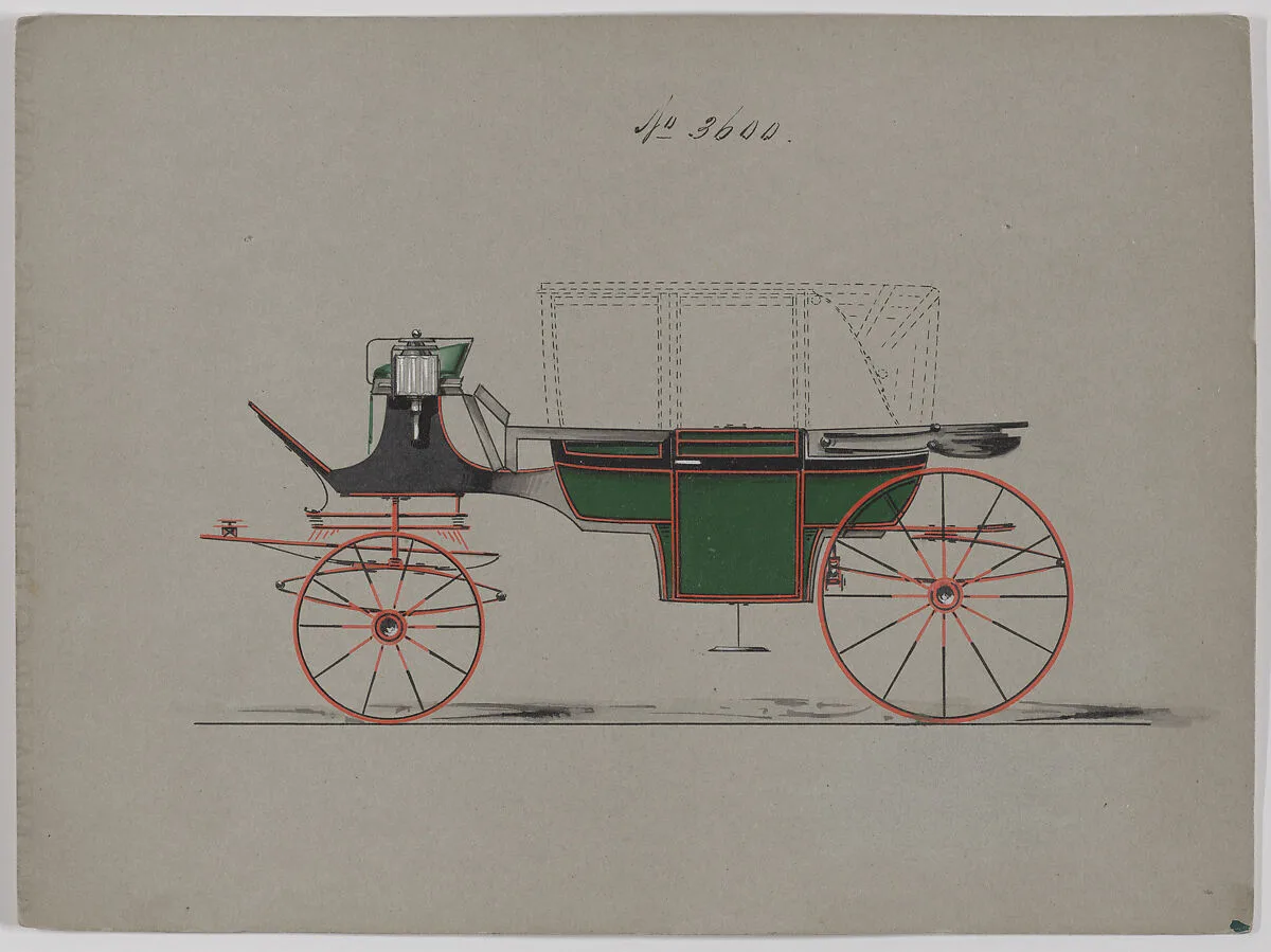 Design for Landau, No. 3600 — Brewster & Co.