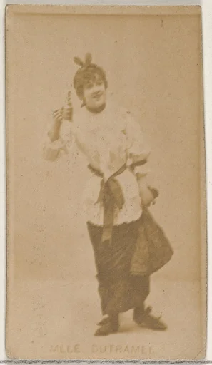 Mlle. Dutramel, from the Actors and Actresses series (N45, Type 8) for Virginia Brights Cigarettes