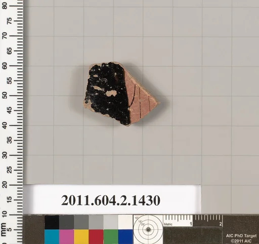 Terracotta fragment of a skyphos (deep drinking cup)