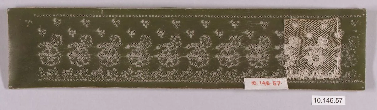 Bobbin lace and pattern — Unknown