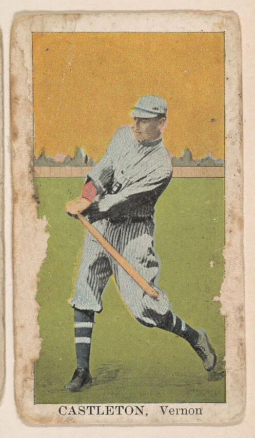 Castleton, Vernon, from the Baseball Players series (D311), issued by the Pacific Coast Biscuit Company — Pacific Coast Biscuit Company