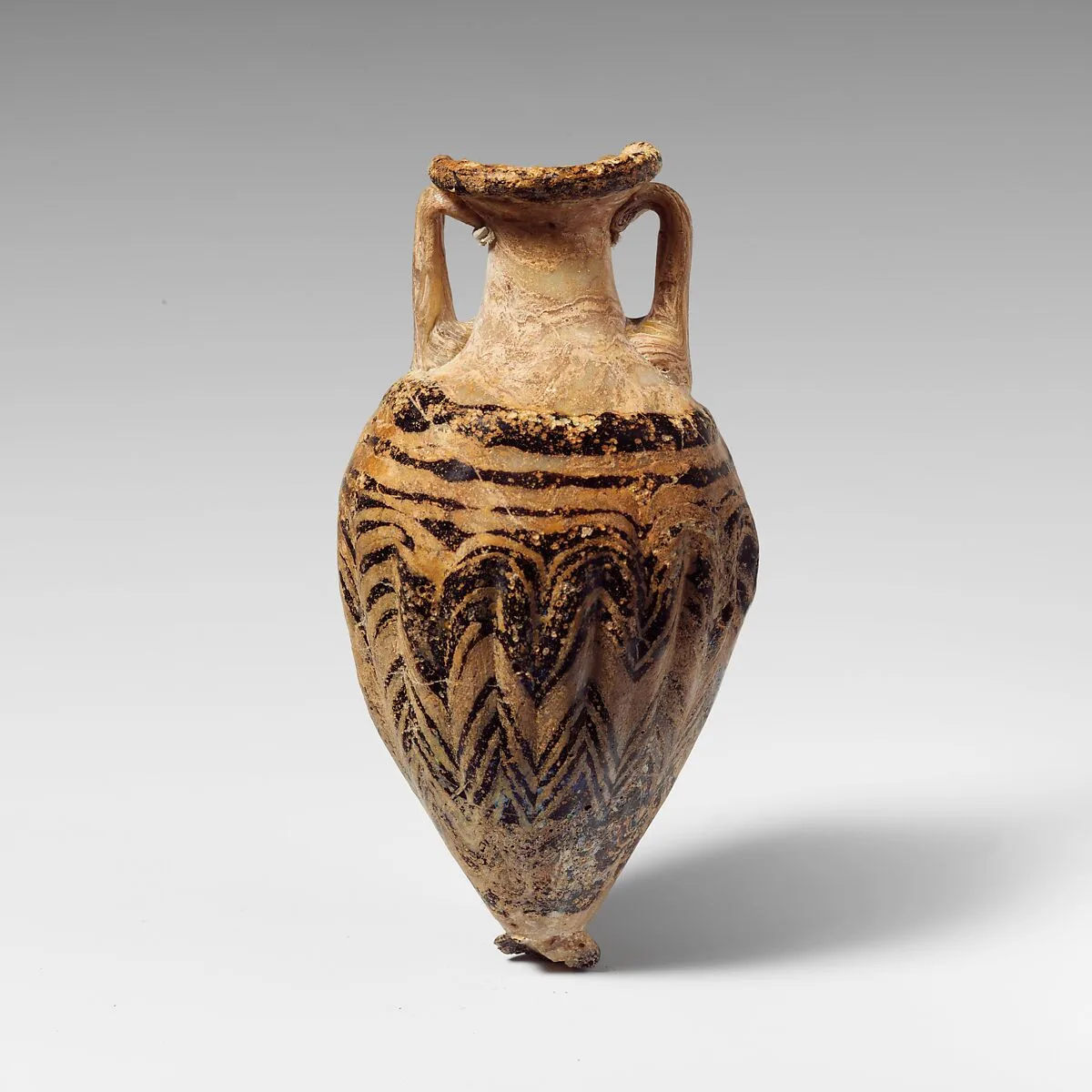 Glass amphoriskos (perfume bottle) — Unknown