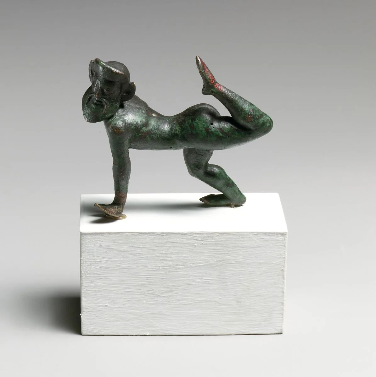 Bronze statuette of a satyr dancing — Unknown