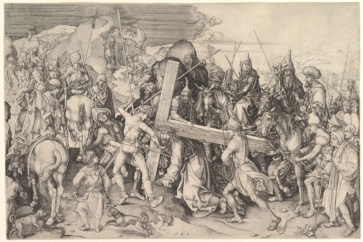 Christ Carrying the Cross — Martin Schongauer