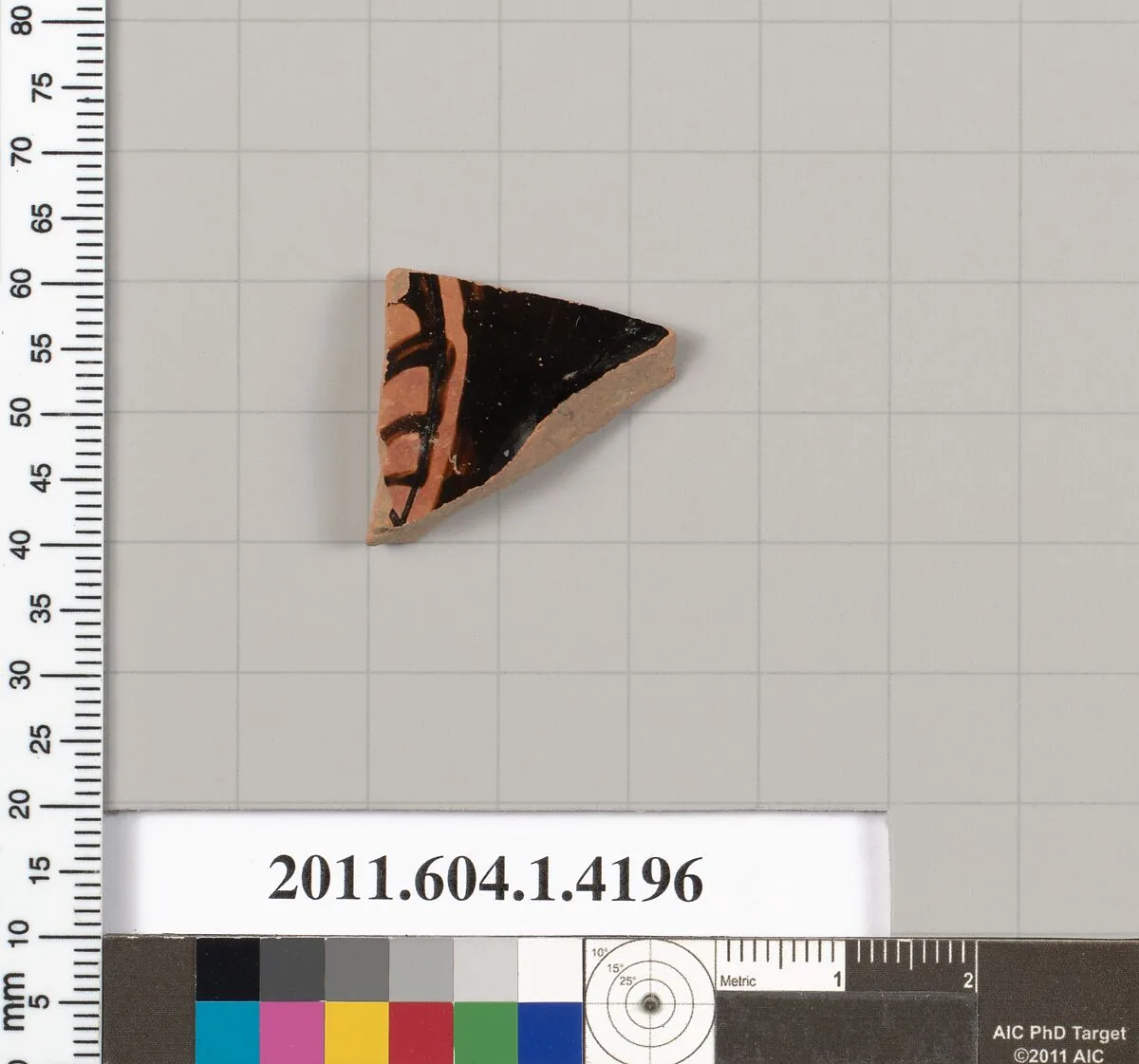 Terracotta fragment of a kylix (drinking cup) — Unknown