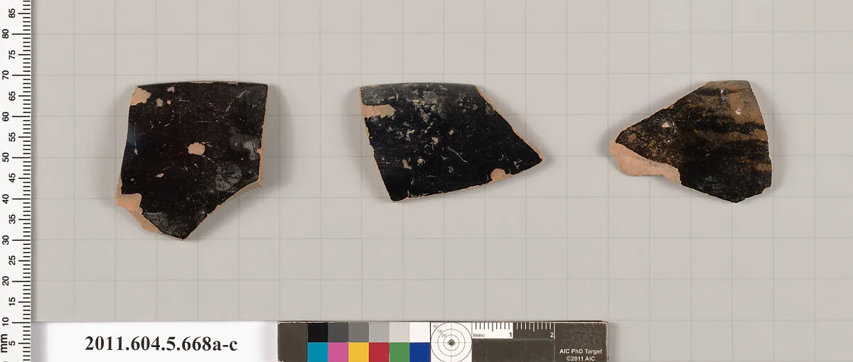 Terracotta rim fragments of kylikes (drinking cups) — Unknown