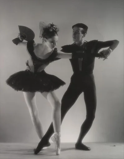 Tanaquil Le Clercq and Jerome Robbins in "Bourée Fantastique"