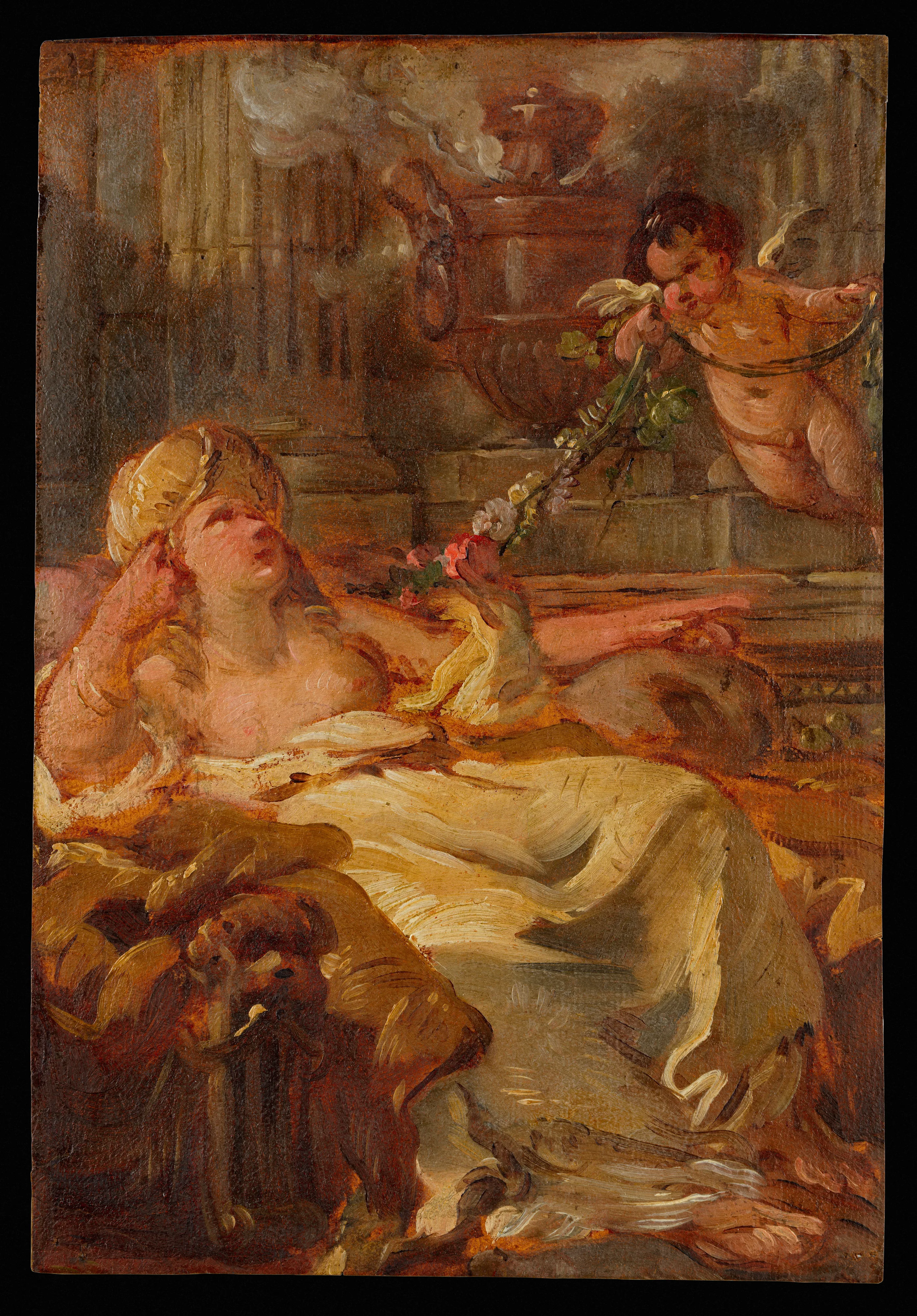 Woman Reclining — Joseph Marie Vien