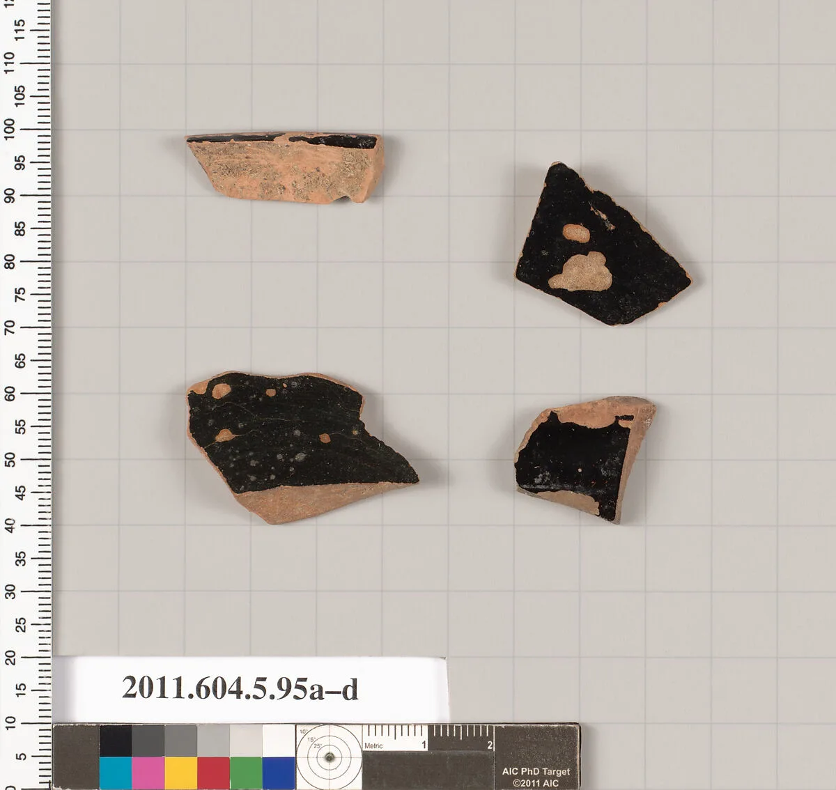 Terracotta fragments of kylikes (drinking cups) — Unknown
