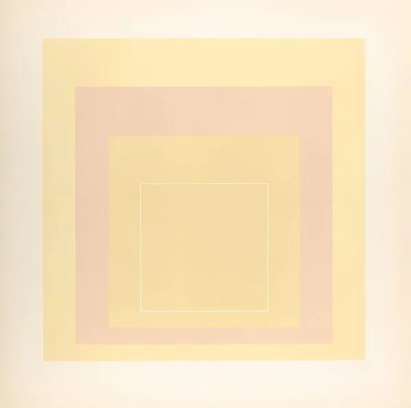 Proof for White Line Square series — Josef Albers|Gemini G.E.L.|Kenneth E. Tyler