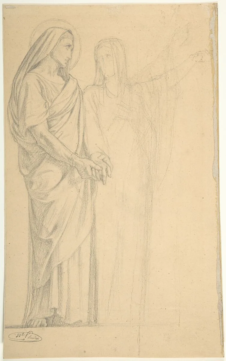 Saints Adrian and Natalia — Hippolyte Flandrin