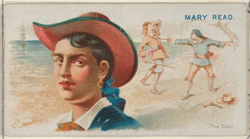 Mary Read, The Duel, from the Pirates of the Spanish Main series (N19) for Allen & Ginter Cigarettes