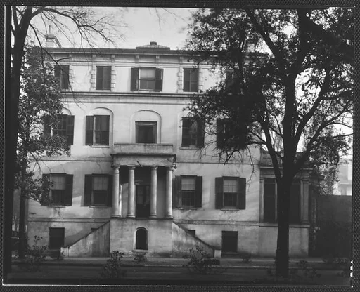 [Greek Revival House, 10 East Oglethorpe Avenue, Percival Ward, Savannah, Georgia]