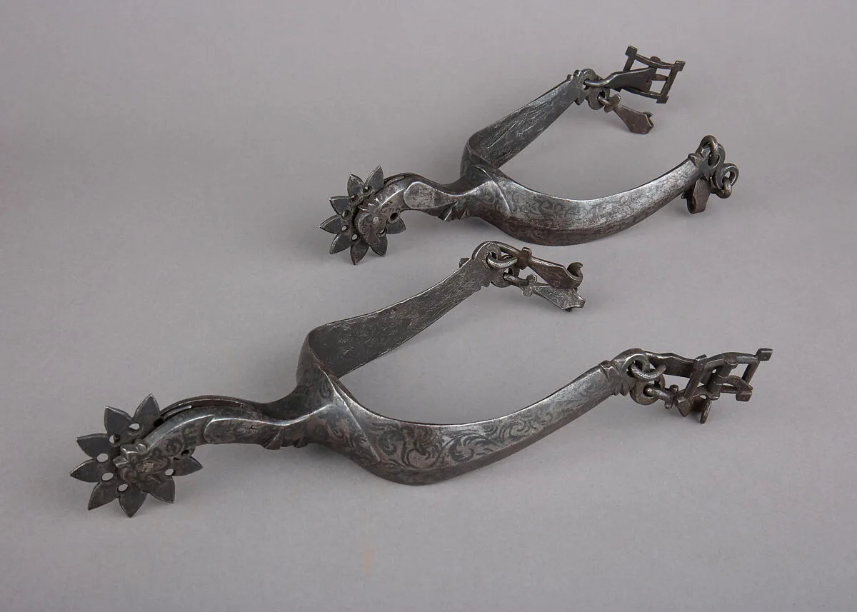Pair of Rowel Spurs — Unknown
