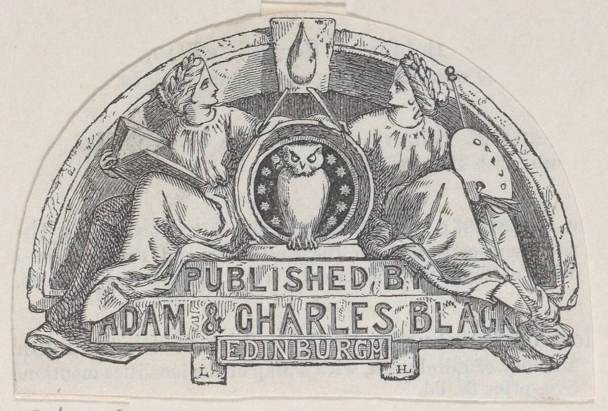 Trade Card for Adam & Charles Black, Publishers — Adam and Charles Black|Anonymous, British, 19th century