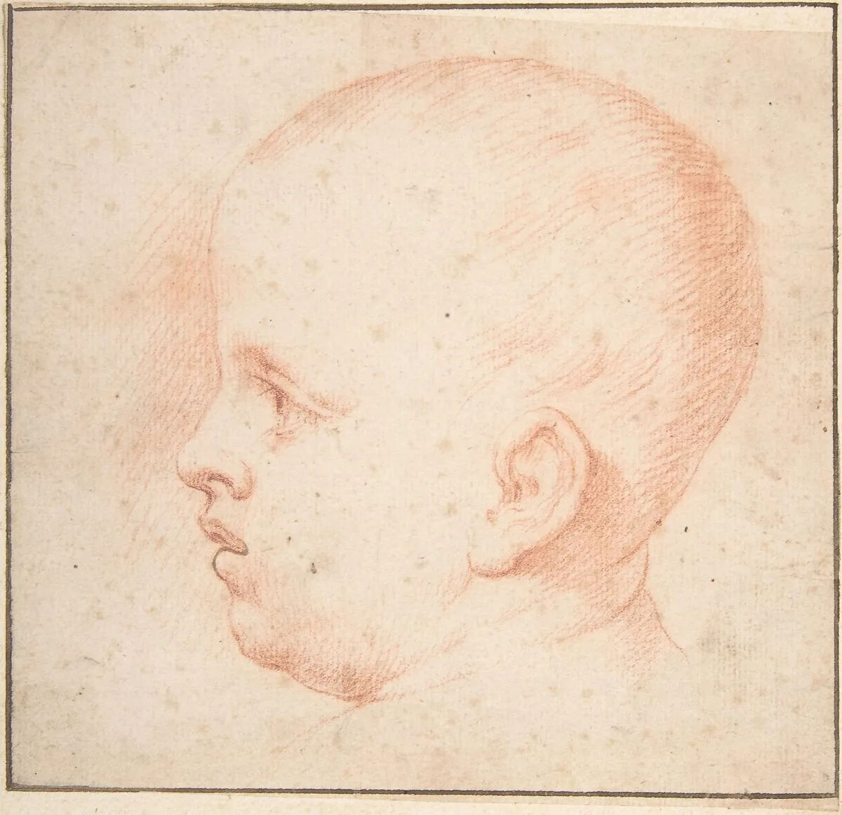 Child's Head — Anonymous, French, 18th century|Elisabeth Louise Vigée Le Brun
