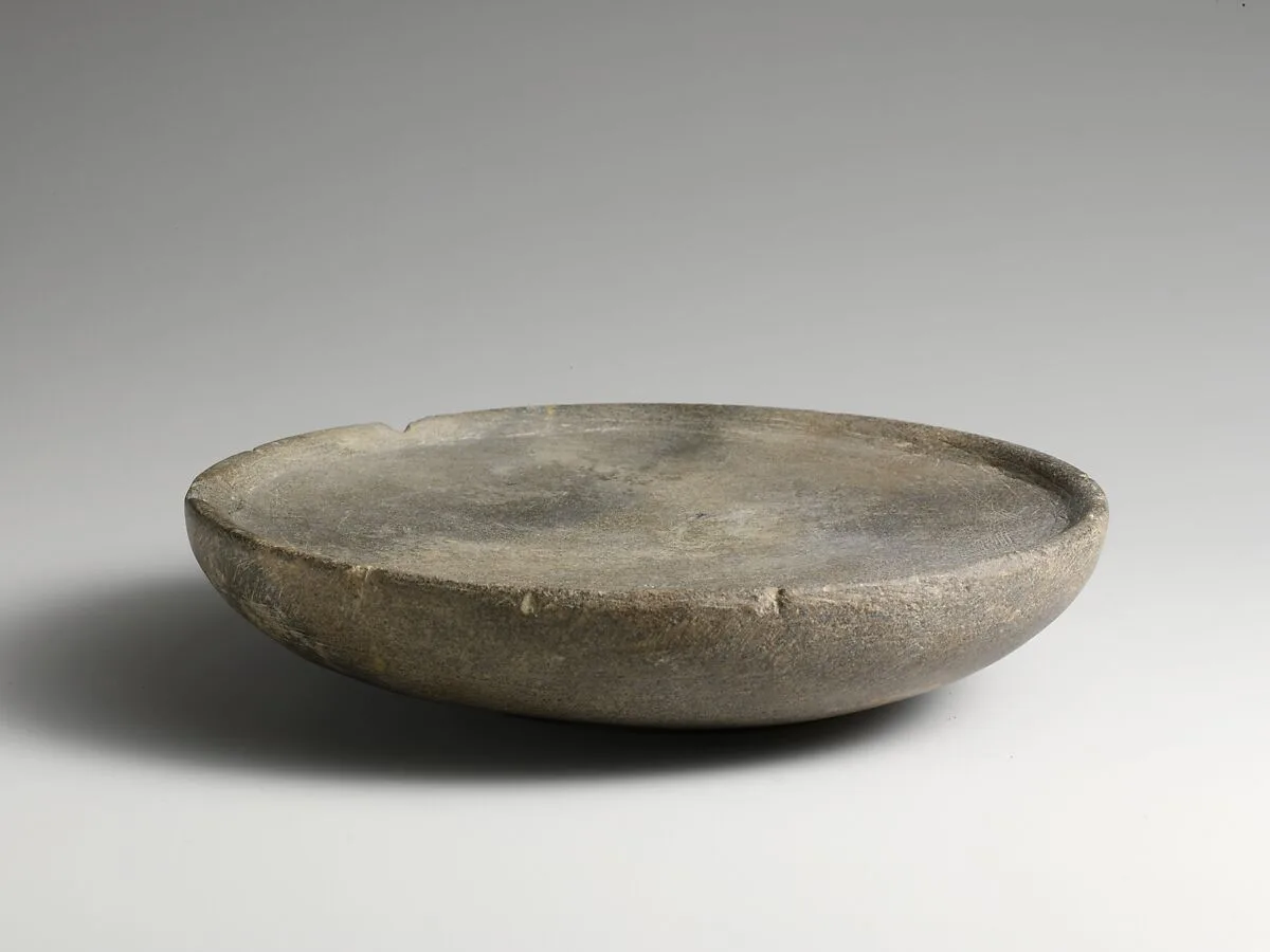 Chlorite mortar or plate — Unknown