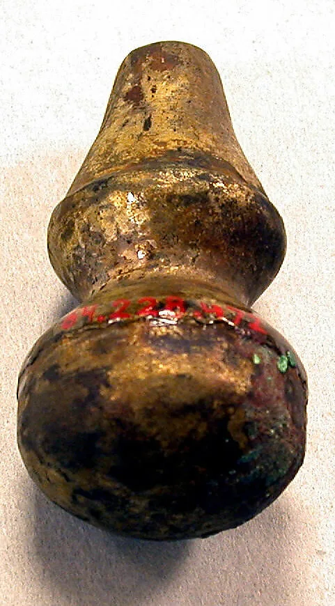 Hammered Silver Peanut Ornament — Unknown