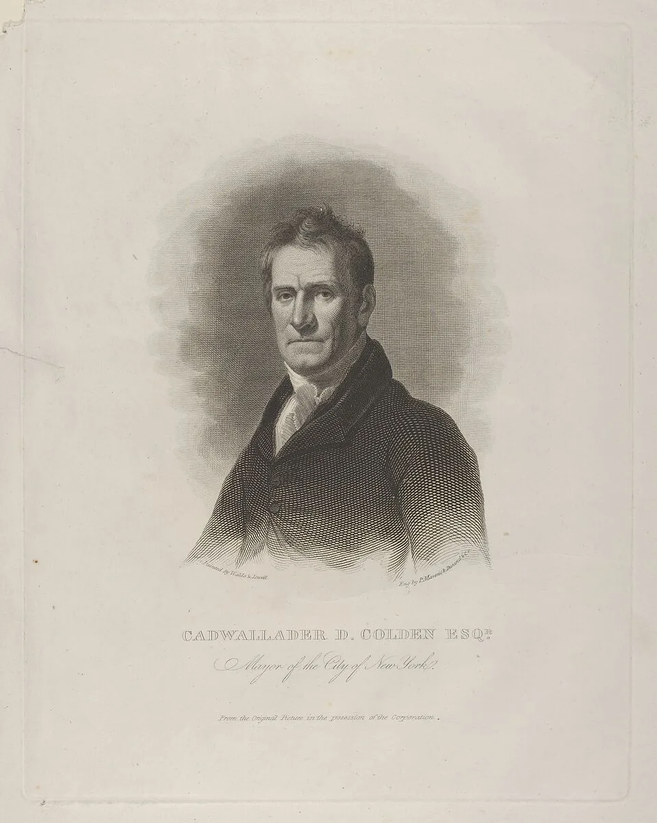 Cadwallader David Colden, Mayor of New York City — Asher Brown Durand|Samuel Lovett Waldo|Cadwallader David Colden|Peter Maverick|P. Maverick, Durand & Co.