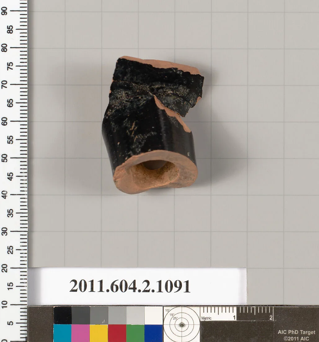 Terracotta fragment of a lekythos (oil flask) — Unknown