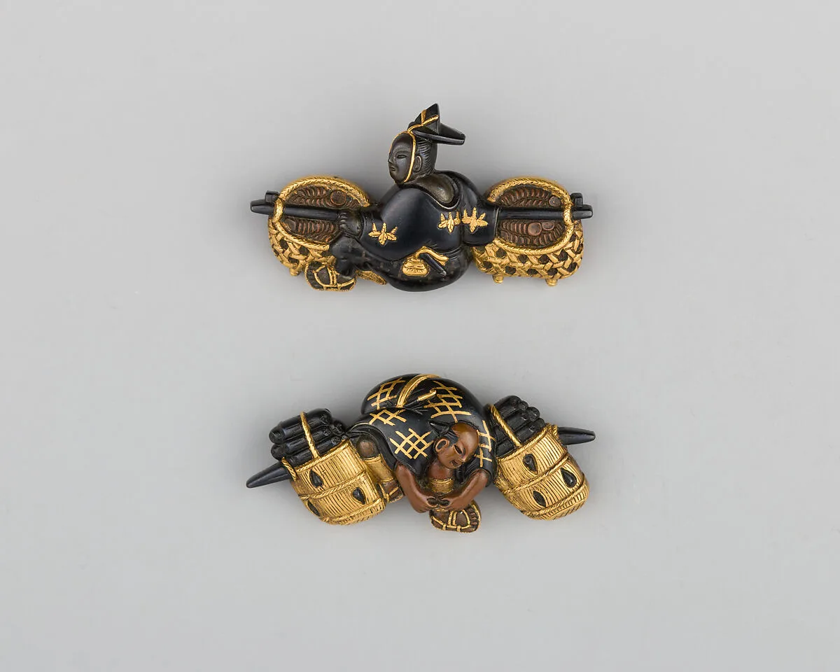 Pair of Sword-Grip Ornaments (Menuki) — Unknown