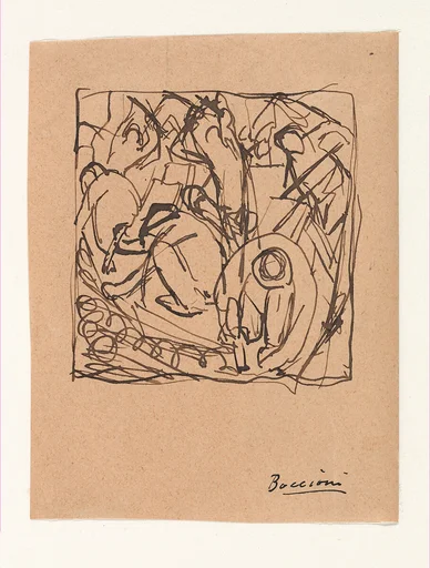 Composition Study for "The Street Pavers"