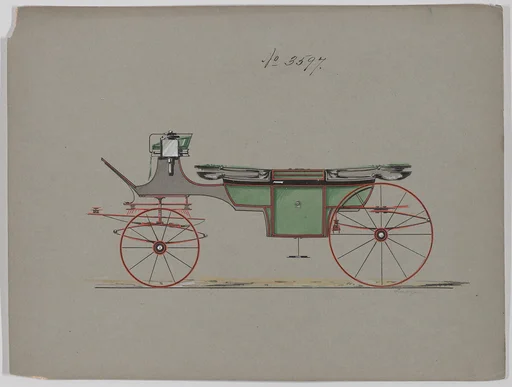 Design for Landau, No. 1597 (or 3597?)