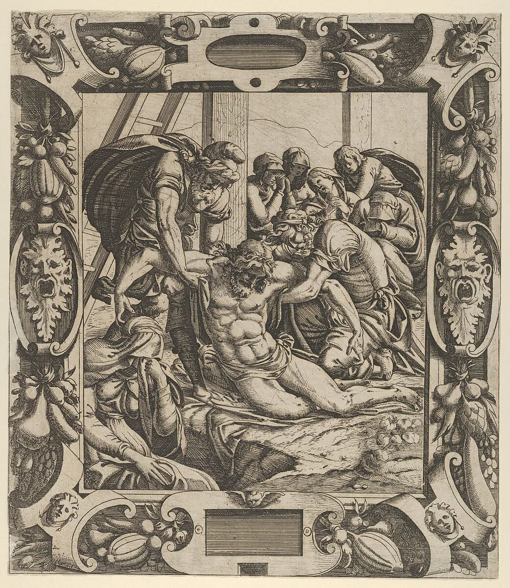 Christ's Deposition from the Cross — Luca Penni|Jean Mignon