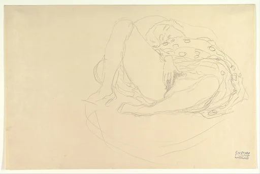 Reclining Nude with Drapery