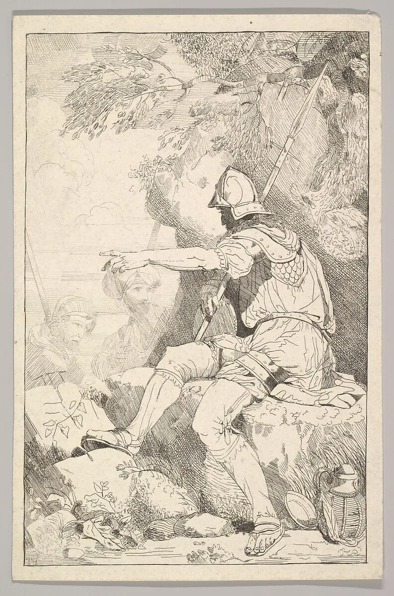 Banditti Taking His Post — John Hamilton Mortimer