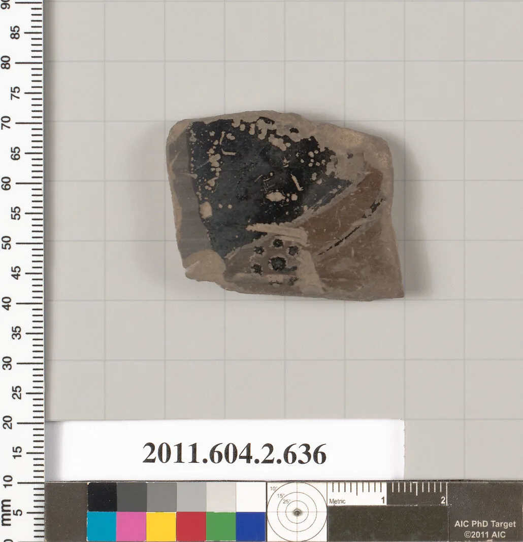 Terracotta fragment of a column-krater (bowl for mixing wine and water) — Unknown