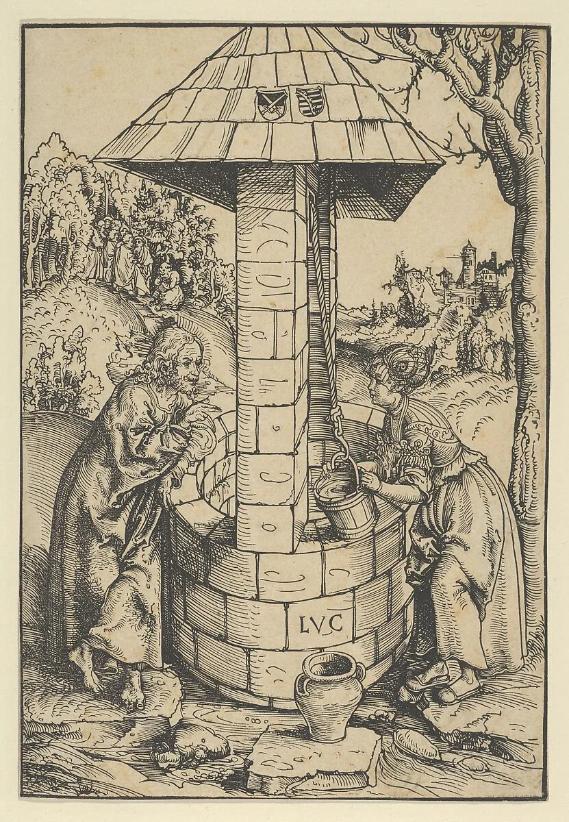 Christ and the Woman of Samaria — Lucas Cranach the Elder