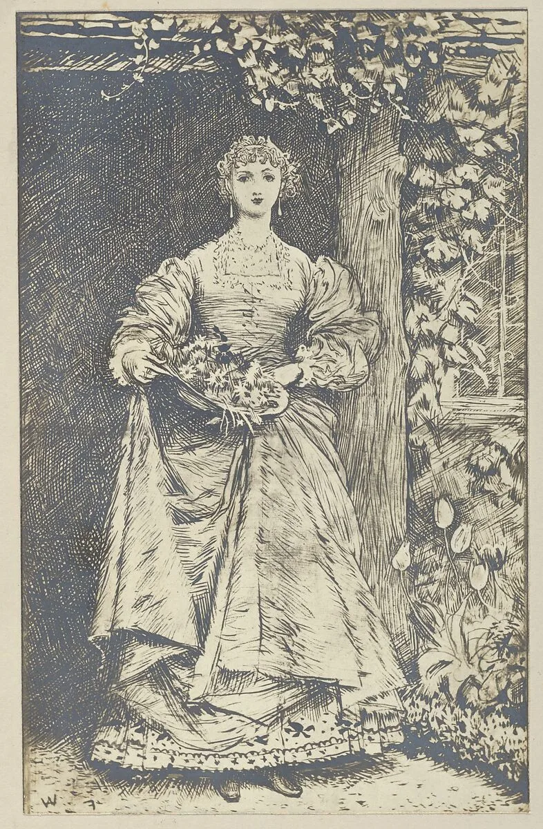 The Story of Elizabeth (titlepage design) — Frederick Walker